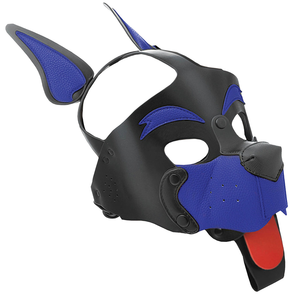 Kanine Kolection Alpha Dog Pup Hood in Blue Bondage and Fetish > Pleasure Masks and Dress Up Play - Tophatter Daily Deals